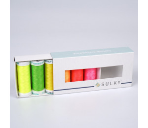 SULKY® POLY DECO 40, 6x 225m Snap Spulen Set